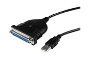 Netwerk-adapter (netwerkkaart, printserver, enz.) - StarTech.com USB to DB25 Parallel Printer Cable 1.8M - ICUSB1284D25