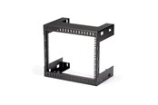 Rackkoffers - StarTech.com 8U Open Frame Muurbevestiging Equipment Rack - RK812WALLO