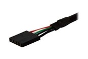 USB-kabel - StarTech.com Panel Mount USB-kabel USB A - USBPNLAFHD1