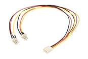 Voedingskabel (extern) - StarTech.com TX3 Fan Power Splitter Cabl - TX3SPLIT12