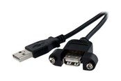USB-kabel - StarTech.com 1 ft Panel Mount USB-kabel - USBPNLAFAM1