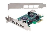 Controller - StarTech.com 4-poorts PCI Express-kaart met laag profiel en hoge snelheid USB - PEXUSB4DP