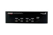 KVM Switch - StarTech.com StarView 4 Port DVI VGA Dual Monitor KVM-schakelaar USB with Audio & USB 2.0 Hub - SV431DDVDUA
