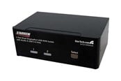 KVM Switch - StarTech.com 2 Port Dual DisplayPort USB KVM-schakelaar w/ Audio & USB Hub - SV231DPDDUA