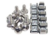 Systeemaccessoires - StarTech.com 50 Pkg M6 Mounting Screws and Cage Nuts - CABSCREWM6