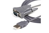 Netwerk-adapter (netwerkkaart, printserver, enz.) - StarTech.com ICUSB232DB25 USB to RS232 DB9/DB25 Serial Adapter Cable - M/M - ICUSB232DB25
