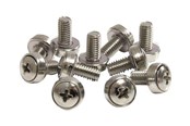 Rackkoffers - StarTech.com M6 Mounting Screws for Server Rack Cabinet - CABSCREWSM6