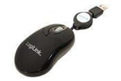 Muis - LogiLink Muis optical USB Mini with retractable Cable - Muis - Optisch - 3 knoppen - ID0016