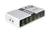 Geluidskaart - Deltaco DELOCK USB Geluidsbox 7.1 - 61803