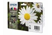 Inkt, toner en verbruiksartikelen - Epson 18 Ink Cartridge Multi - CMYK - C13T18064010