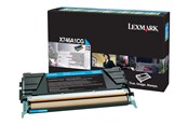 Inkt, toner en verbruiksartikelen - Lexmark X746A1CG - Cyaan toner - Lasertoner Cyaan - X746A1CG