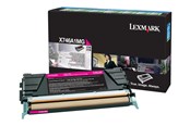 Inkt, toner en verbruiksartikelen - Lexmark X746A1MG - Magenta toner - Lasertoner Magenta - X746A1MG