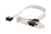 Parallelle / seriële kabel - StarTech.com Serial Port Bracket - 1port - PLATE9MLP