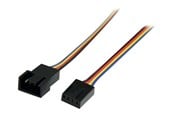 Voedingskabel (extern) - StarTech.com 12in 4 Pin Fan Power Extension Cable - FAN4EXT12