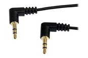 Audiokabel - StarTech.com Slim 3.5mm Right Angle Ster - MU6MMS2RA