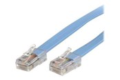 Netwerk - kabel - StarTech.com Cisco Console Rollover Cable RJ-45 1.8M - Blauw - 1m - ROLLOVERMM6