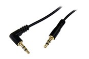 Audiokabel - StarTech.com Slim 3.5mm Aan Right Angle s - MU1MMSRA