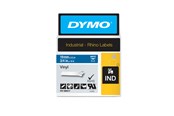 Papier, fotopapier en etiketten - DYMO Rhino Industrial Vinyl Labels 19 mm x 5.5 m Wit Print on Blauw Self-Adhesive - 1805417