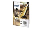 Inkt, toner en verbruiksartikelen - Epson 16 Ink Cartridge - Black - Inktpatroon Zwart - C13T16214010