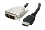 Beelscherm- en tv-kabel - StarTech.com HDMI Aan 24+1-pins digitale DVI Cable - videokabel - HDMI / DVI - HDDVIMM1M