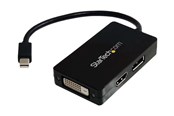 Beelscherm- en tv-kabel - StarTech.com Mini DisplayPort to DisplayPort / DVI / HDMI Multifunction Adapter - adapter för video / ljud - DisplayPort / HDMI / DVI - MDP2DPDVHD