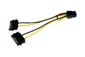 Voedingskabel (intern) - StarTech.com SATA Power to 6 Pin PCI Express Video Card Power Cable Adapter - SATPCIEXADAP