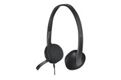 Headphones/Headsets - Logitech H340 USB Headset - Zwart - 981-000475