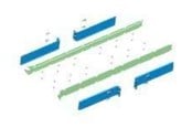 Rackkoffers - Intel rack-konsol sæt - AXX2POSTBRCKT
