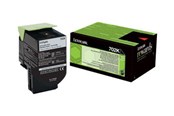 Inkt, toner en verbruiksartikelen - Lexmark 70C20K0 / 702K Zwart Toner - Lasertoner Zwart - 70C20K0