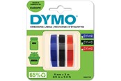 Papier, fotopapier en etiketten - DYMO ® Embosser Tape 9mm x 3m Red + Blue + Black 3-Blister - S0847750