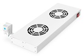 Rackkoffers - DIGITUS DN-19 FAN-2-HO - 1U Fan Unit - DN-19 FAN-2-HO