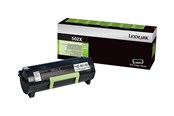 Inkt, toner en verbruiksartikelen - Lexmark 50F2X00 / 502X High Capacity Black Toner - Lasertoner Zwart - 50F2X00