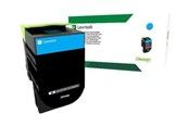 Inkt, toner en verbruiksartikelen - Lexmark 702XC / 70C2XC0 High Yield Cyan Toner - Lasertoner Cyaan - 70C2XC0