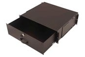 Rackkoffers - DIGITUS DN-19 KEY-3U-SW Keyboard Drawer & Document Storage for 483 mm (19") Cabinets - DN-19 KEY-3U-SW