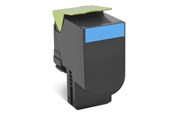 Inkt, toner en verbruiksartikelen - Lexmark Toner - Cyaan Toner - High Yield - Lasertoner Cyaan - 70C2XCE