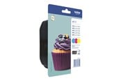 Inkt, toner en verbruiksartikelen - Brother LC123RBWBP / LC 123RBWBP 3-Pack Inkt - Inktpatroon Cyaan - LC123RBWBPDR