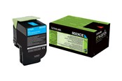 Inkt, toner en verbruiksartikelen - Lexmark toner cartridge - Cyaan - Lasertoner Cyaan - 80C2XCE