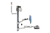 Muurbevestigingen, AV-bevestigingen & AV-meubels - Ergotron LX Sit-Stand Wall Mount System - Max - recommended for 42" - 45-358-026