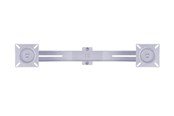 Muurbevestigingen, AV-bevestigingen & AV-meubels - Multibrackets M Public Display Stand Dual Screen Mount 10"-24" Silver - Max - recommended for - 7350022736344