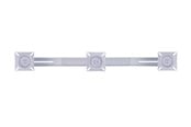 Muurbevestigingen, AV-bevestigingen & AV-meubels - Multibrackets M Public Display Stand Triple Screen Mount 10"-24" Silver - Max - recommended for - 7350022736351