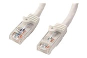 Netwerk - kabel - StarTech.com Gigabit Snagless RJ45 UTP Cat6 Patch Cable Cord - N6PATC15MWH