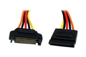 Voedingskabel (extern) - StarTech.com 15 pin SATA Power Extension Cable - SATAPOWEXT12