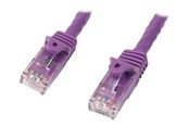 Netwerk - kabel - StarTech.com Gigabit Snagless RJ45 UTP Cat6 Patch Cable Cord - N6PATC15MPL