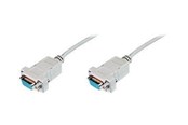 Netwerk - kabel - DIGITUS Zero-Modem Connection Cable - 3m - Beige - 3m - AK-610100-030-E