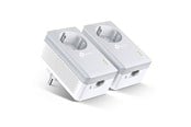 Homeplug / PowerLine - TP-Link TL-PA4010P KIT AV600 Passthrough Powerline Startpakket Homeplug / PowerLine - TL-PA4010PKIT