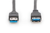 USB-kabel - DIGITUS USB 3.0 Extension Cable - 1.8m - AK-300203-018-S