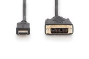 Beelscherm- en tv-kabel - DIGITUS HDMI to DVI-D Cable - 3m - AK-330300-030-S