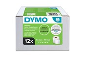 Papier, fotopapier en etiketten - DYMO ® LabelWriter 54mm X 101mm Shipping / Name Badge Labels (White) 12 Rolls X 220 Labels - S0722420