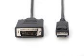 Beelscherm- en tv-kabel - DIGITUS DisplayPort to DVI-D Adapter Cable - AK-340301-030-S