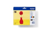 Inkt, toner en verbruiksartikelen - Brother LC121 / LC 121 Value 4-Pack Black Cyan Magenta Yellow - LC121VALBP